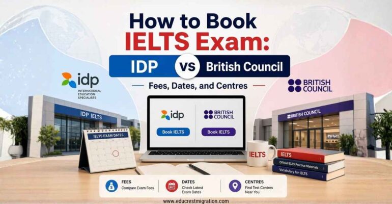 How to Book IELTS Exam IDP vs British Council Fees, Dates, and Centres