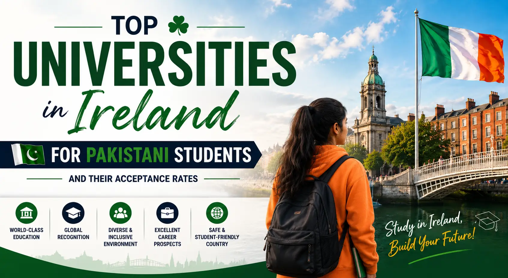 Universities in Ireland for Pakistani Students - Study abroad